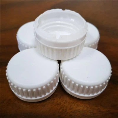 White Plastic Bottle Cap
