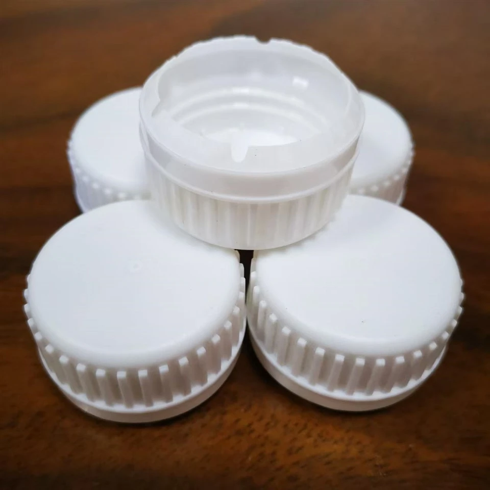White Plastic Bottle Cap